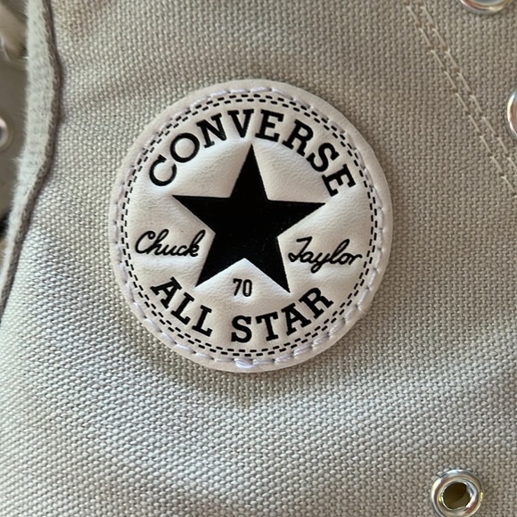 Converse Chuck Taylor all star gray lifted platform EUC like new. Men 5 Women 7 - Picture 7 of 9